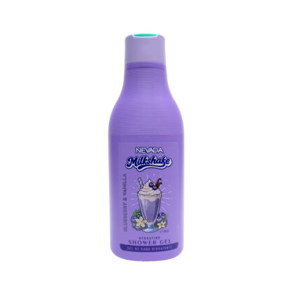 GEL DE BAÑO MILKSHAKE DE BLUEBERRIES Y VAINILLA